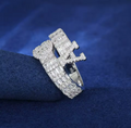 Royal Aura Kustom Baguette Ring